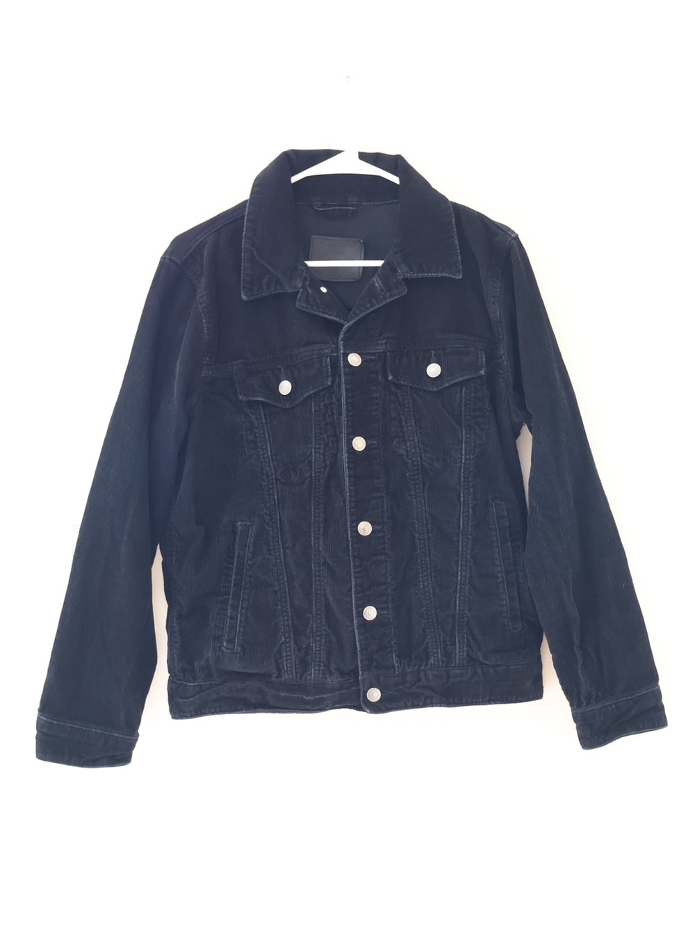 Abercrombie & Fitch Men’s Corduroy Trucker Jacket Button Up Size Small Grunge